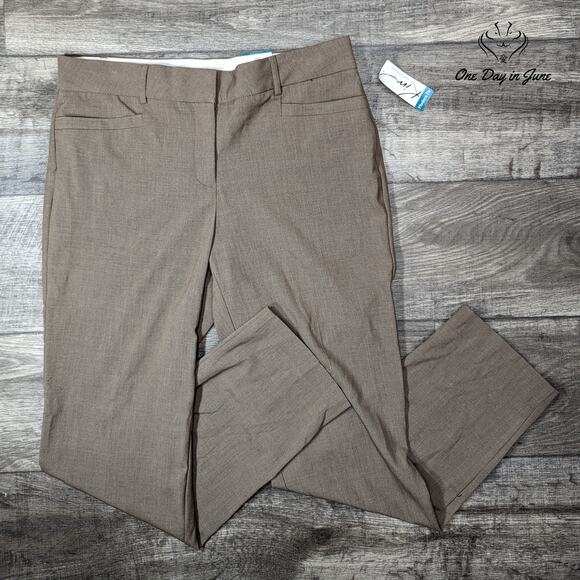 Kim Rogers Career Modern Fit Straight Leg Pants Size 12 - Picture 1 of 6